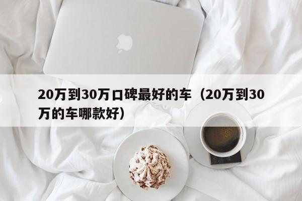 20万到30万口碑最好的车（20万到30万的车哪款好）